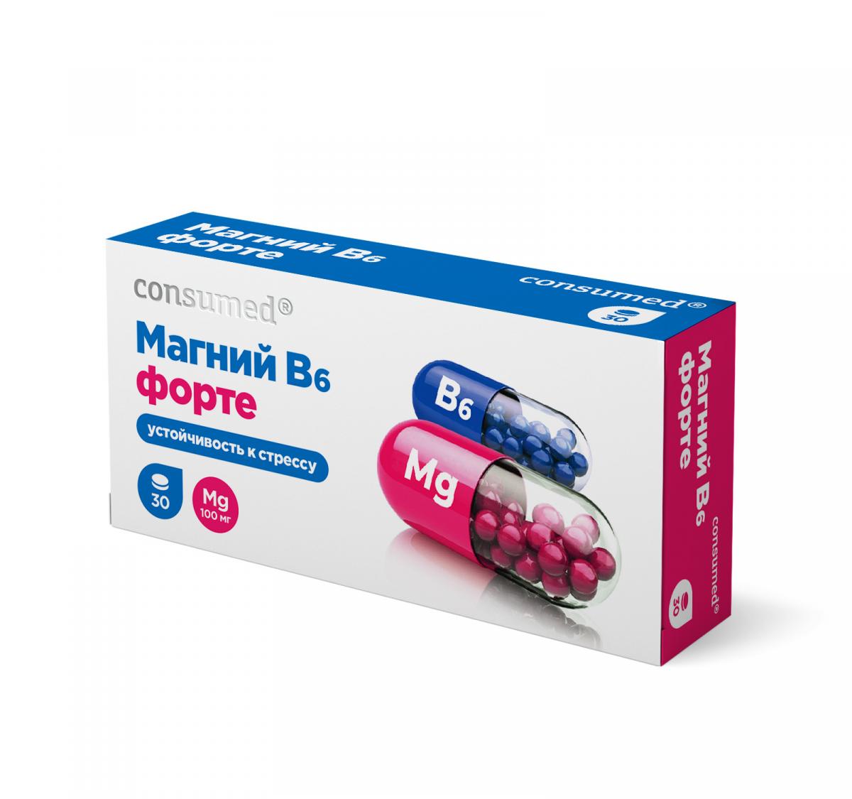 Консумед Магний В6 форте таб №30