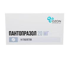 Пантопразол таб ппо кишечнораств 20мг №14