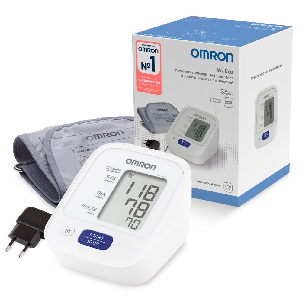 ОМРОН тонометр M2 Эко с адаптером