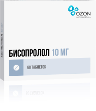 Бисопролол таб ппо 10мг №60