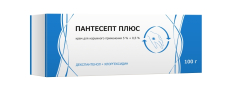 Пантесепт плюс крем д/наруж примен 0,5%+5% уп 100г №1