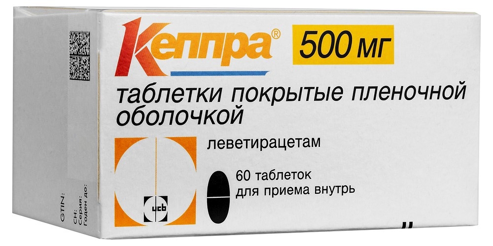 Кеппра таб ппо 500мг №60