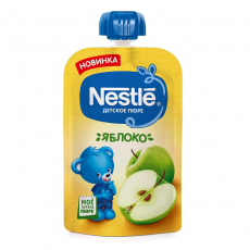 Нестле(Nestle) Каша Молоч пшеничная яблоко/земляника 220г с 5 мес пауч