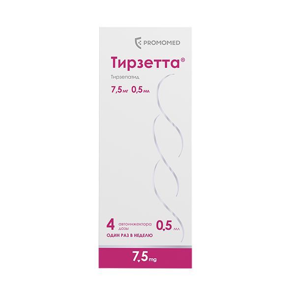 Тирзетта р-р д/п/к введ 7,5мг/0,5мл шпр д/автомат инжект №4