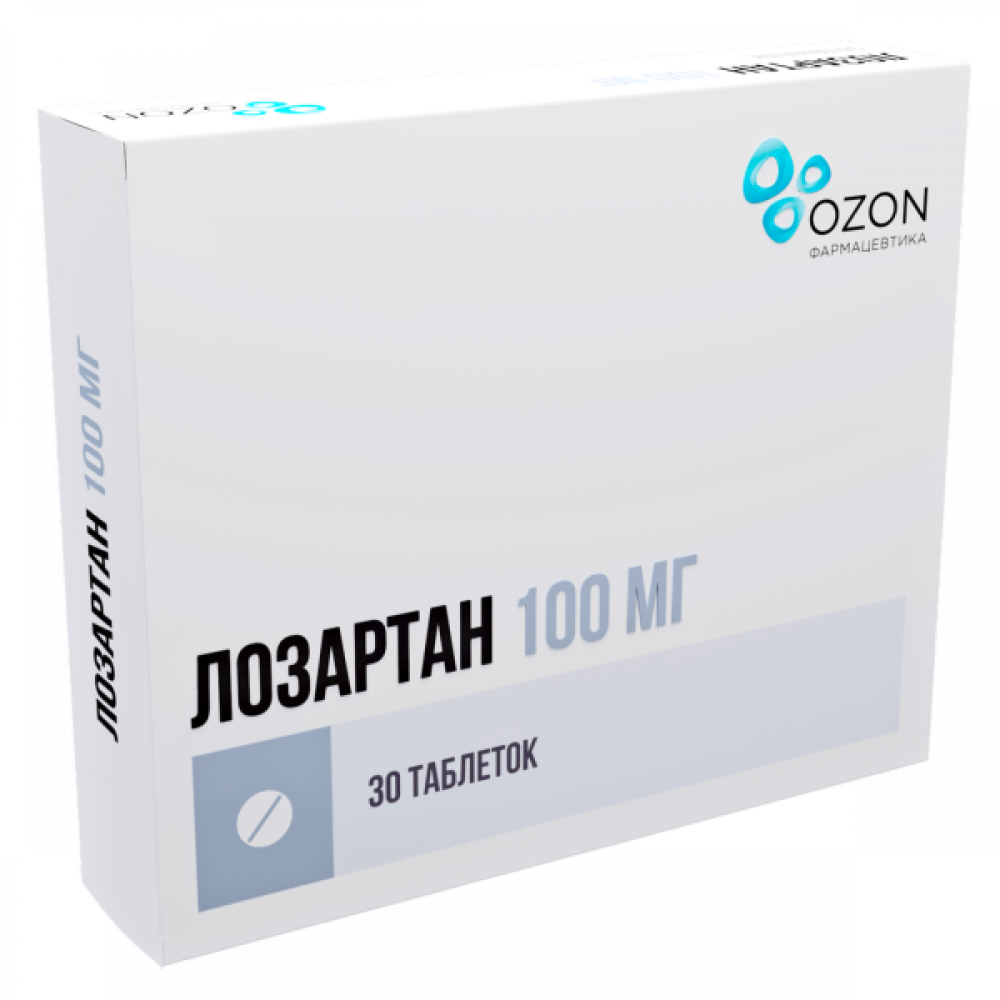 Лозартан таб ппо 100мг №30