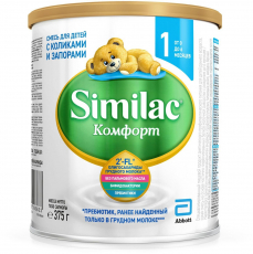 Симилак Комфорт 1 смесь молочная сух 375г ж/б