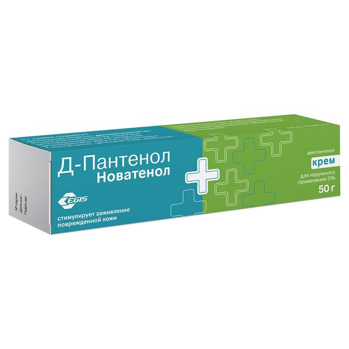 Новатенол крем д/наруж примен 5% 50г