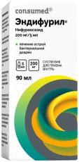 Эндифурил сусп д/внутр примен 200мг/5мл фл 90мл