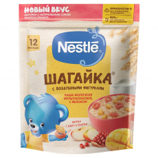 Нестле(Nestle) Каша Молоч мультизлак яблоко/манго/гранат Шагайка 190г