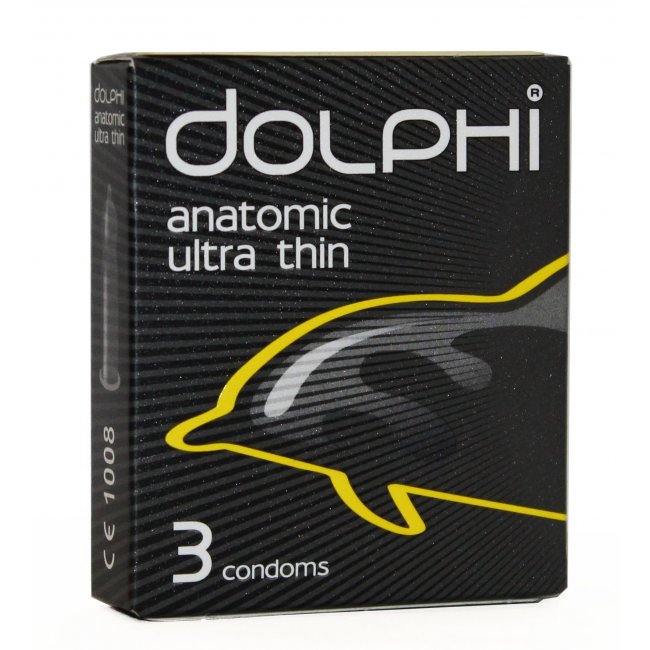 Долфи през-вы латексные анатомические сверхтонкие с силиконовой смазкой №3(спарта)