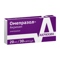 Омепразол-Акрихин капс 20мг №30