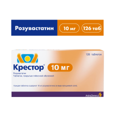 Крестор таб ппо 10мг №126
