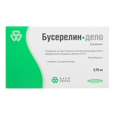 Бусерелин-Депо лиофил д/сусп д/в/м введ пролонг 3,75мг фл №1