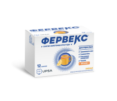 Фервекс пор д/р-ра д/внутр 13,1г №12 лимон с сахаром