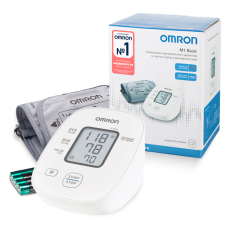 ОМРОН тонометр автомат M1 Базик HEM-7121J-RU без адаптера со средней манжетой 22-32см