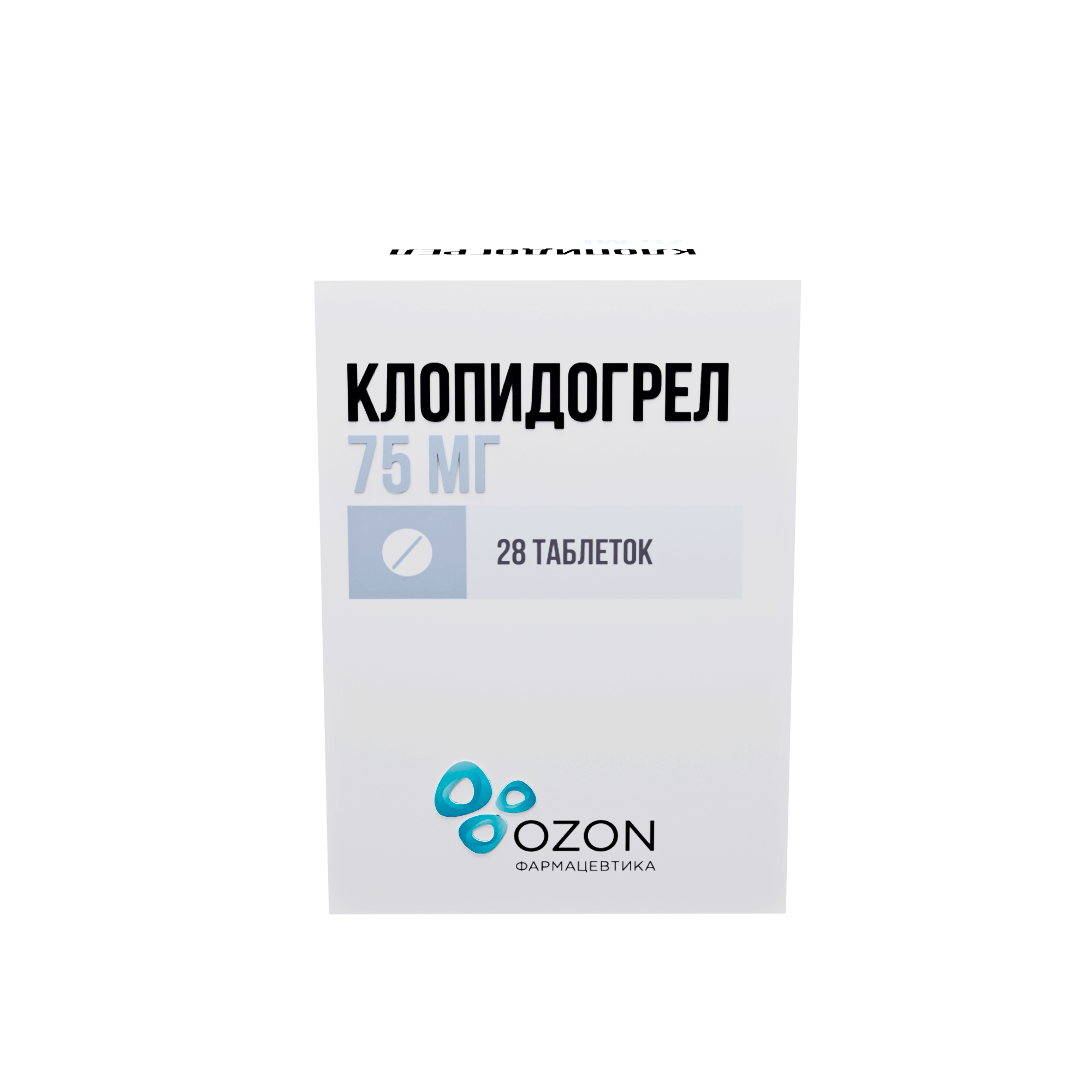 Клопидогрел таб ппо 75мг №28