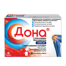 Дона пор д/р-ра д/внутр 1,5г №20