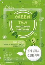 Скинлайт (EL`SKIN) маска д/лица зеленый чай антиоксидант 15мл ES-902