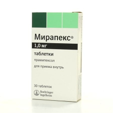 Мирапекс таб 1мг №30