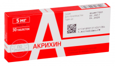 Амлодипин-Акрихин таб 5мг №30