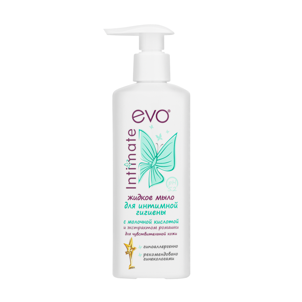 Эво мыло жидкое д/интимной гигиены д/чувствительной кожи 200мл