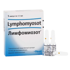 Лимфомиозот р-р д/в/м введ гомеопат амп 1,1мл №5