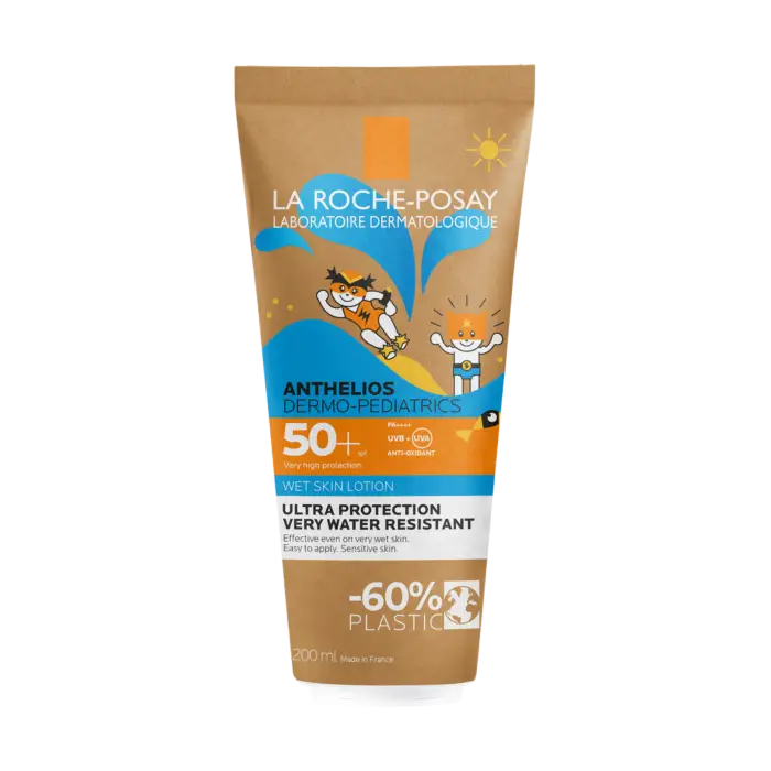 Ля Рош Позе Антгелиос Дермо-Педиатрикс гель д/лица и тела Ветскин 200мл SPF 50+