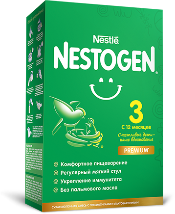 Нестожен(Nestle) Премиум 3 смесь сухая 6м+ 300г пребиот