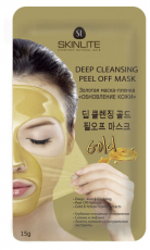 Скинлайт(SKINLITE) маска-пленка золотая обновление кожи 15,0