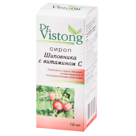Др.Вистонг сироп шиповника с витамином С 150мл